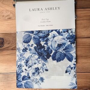 2 pc LAURA ASHLEY Drapes - 36Wx84L each